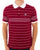 Fila Vintage Logan Stripe Polo Deep Red/White