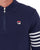 Fila Vintage Luis 1/4 Zip LS Polo Navy/White