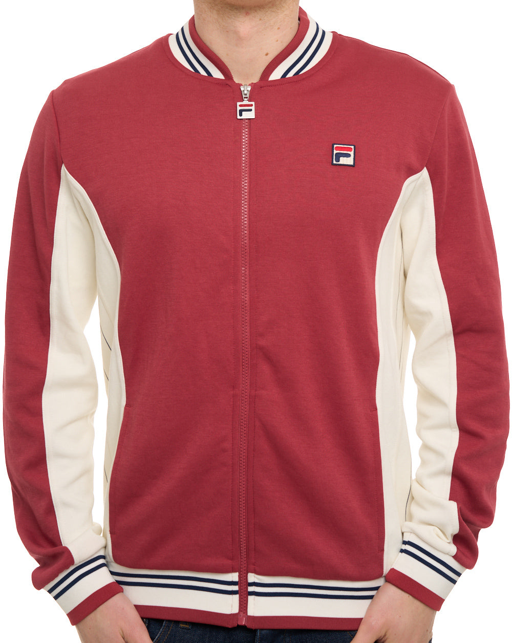 Fila Vintage MK1 Settanta Track Top DP Red Gardenia