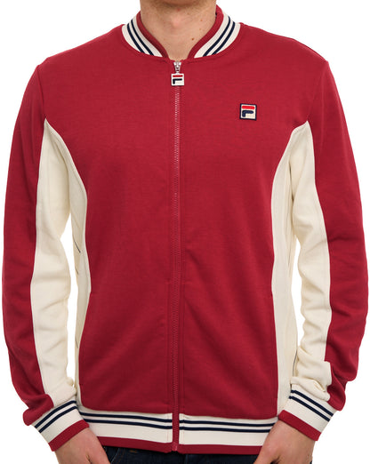 Fila Vintage Silvana Track Top Dark Red/Gardenia/Navy