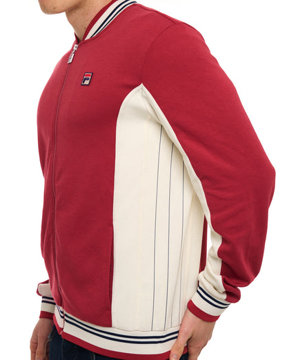 Fila Vintage Silvana Track Top Dark Red/Gardenia/Navy