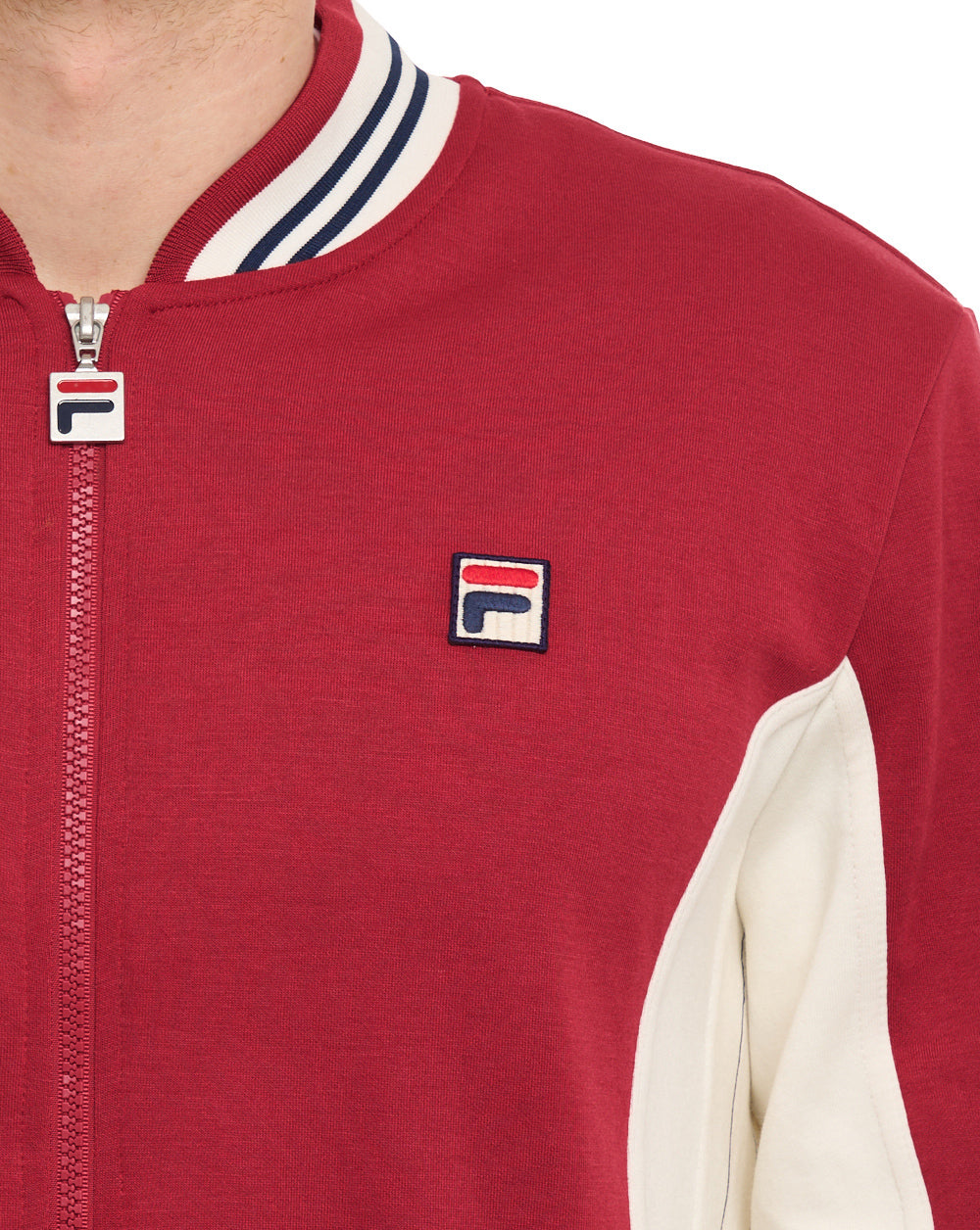 Fila Vintage Silvana Track Top Dark Red/Gardenia/Navy