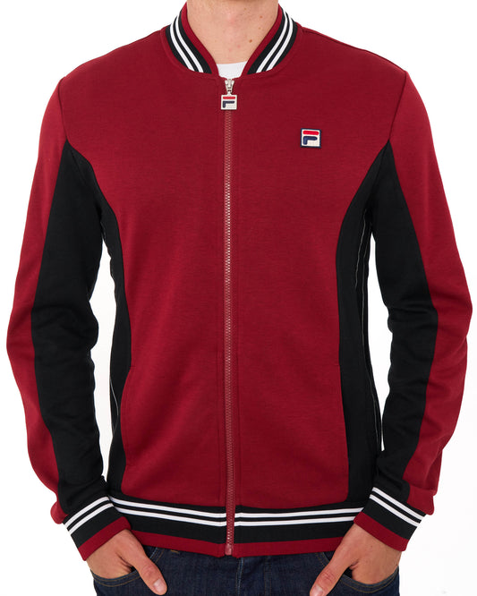 Fila Vintage Fila Vintage Mk1 Settanta Track Top Deep Red/Black