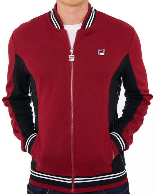 Fila Vintage Fila Vintage Mk1 Settanta Track Top Deep Red/Black