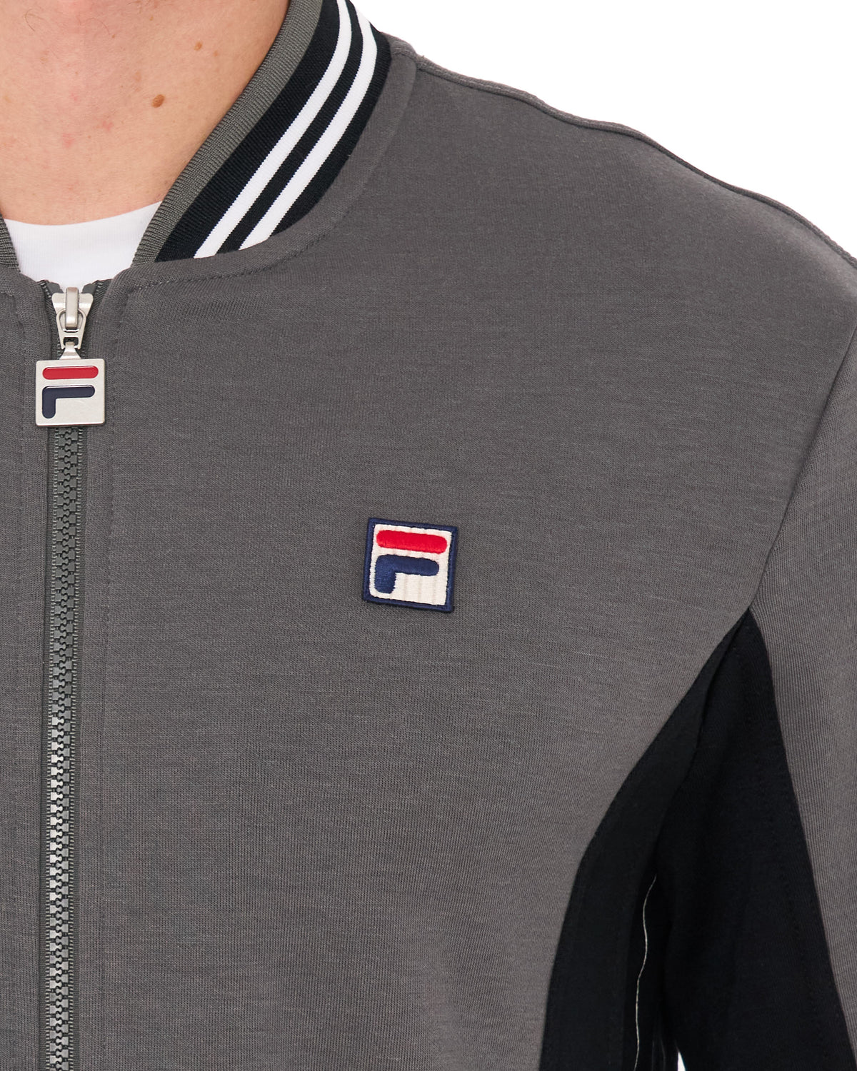 Fila Vintage Mk1 Settanta Track Top Gunmetal/Black