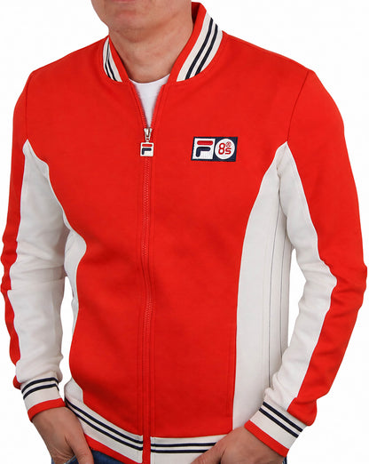 Fila Vintage Settanta Twin Badge Track Top OG Red