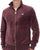 Fila Vintage Nero Velour Track Top Deep Burgundy