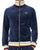 Fila Vintage Nero Velour Track Top Navy