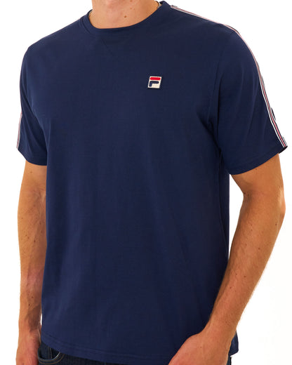 Fila Vintage Nicolas T-Shirt Navy