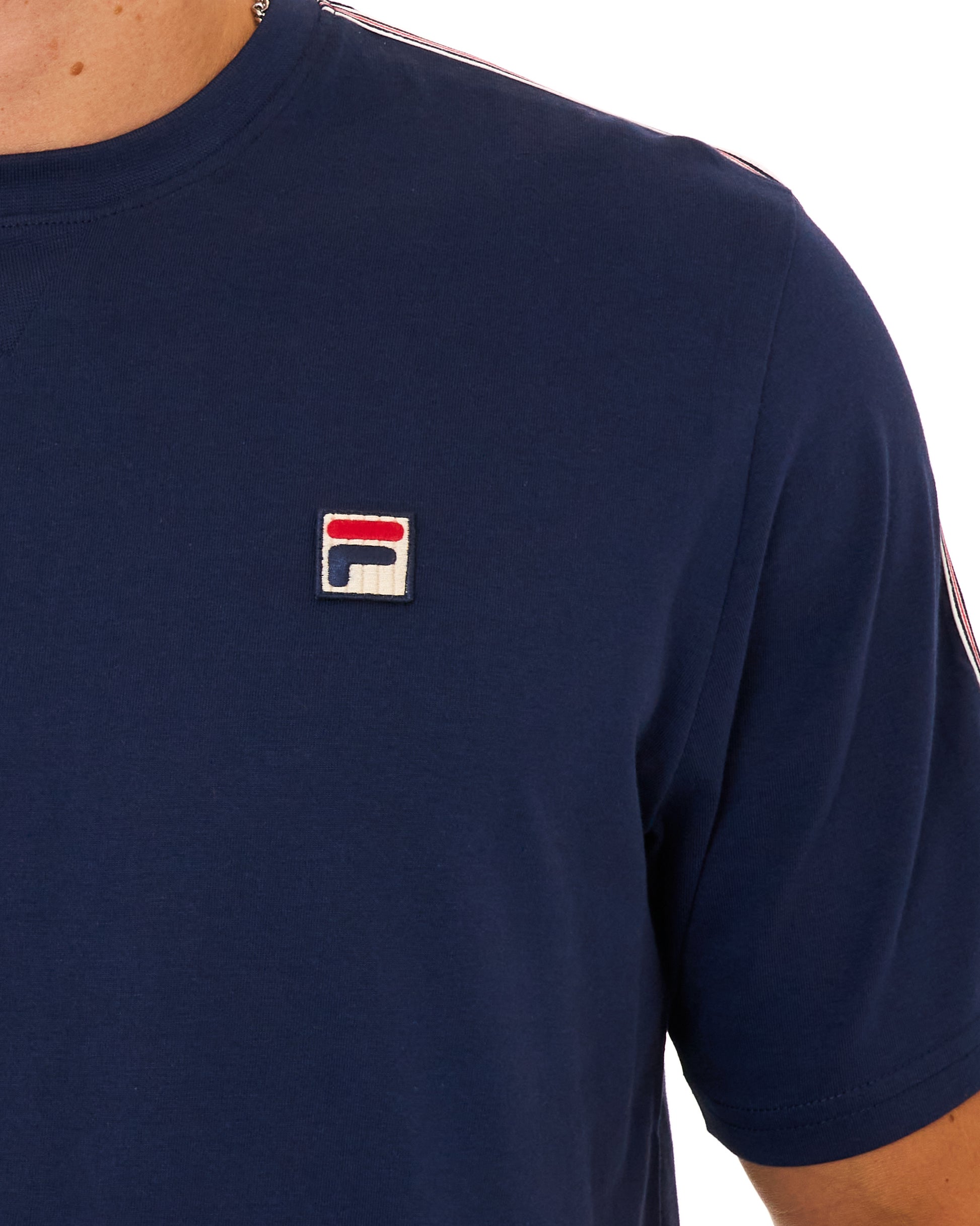 Fila Vintage Nicolas T-Shirt Navy