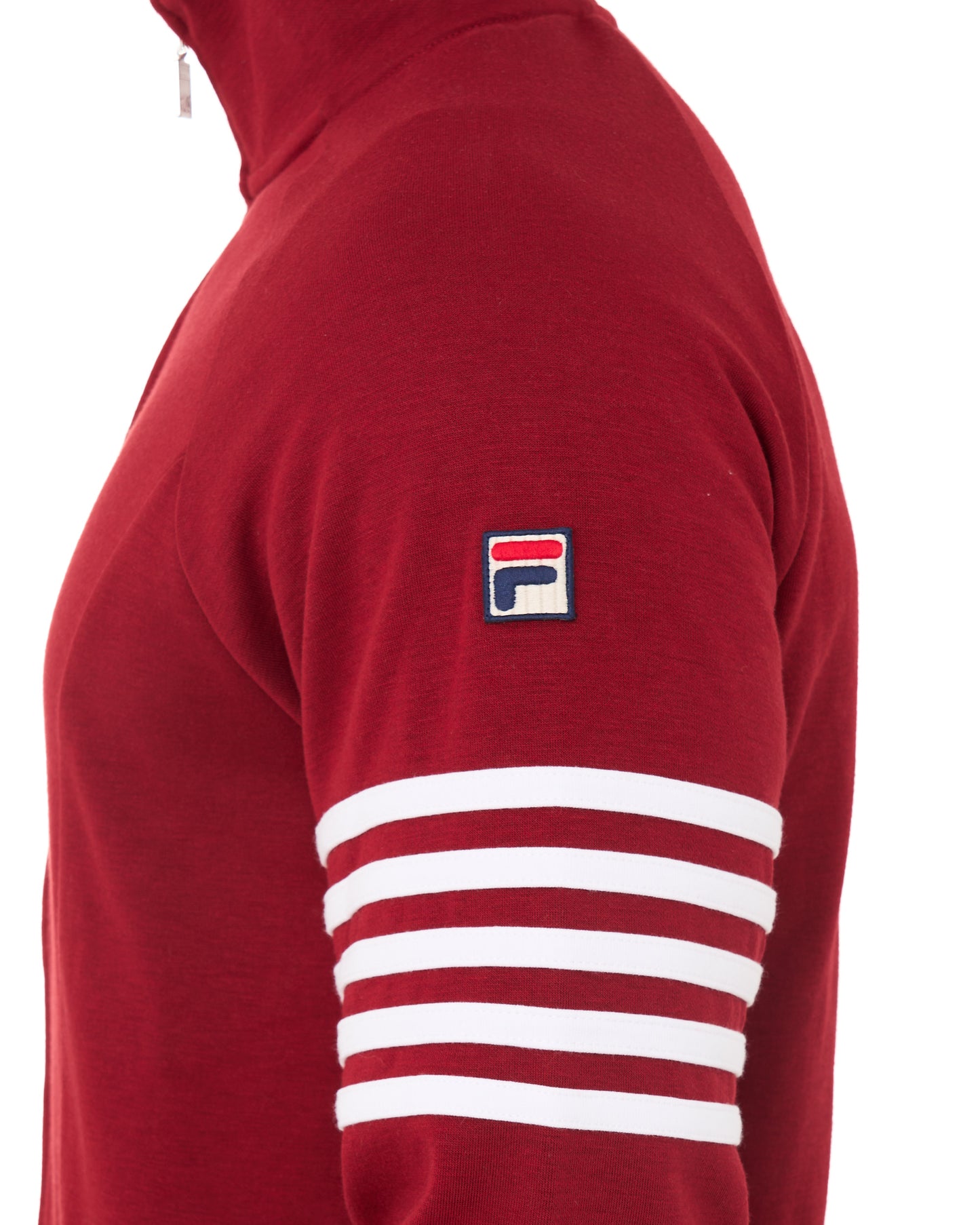 Fila Vintage Patrice Track Top Deep Red/White