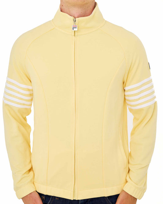 Fila Vintage Fila Vintage 5 Stripe Track Track Top Cream