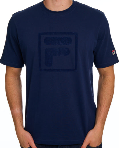 Fila Vintage Pepe Flock Logo Tee Navy