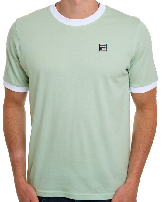 Fila Vintage Fila Vintage Ringer T Shirt Soft Green White