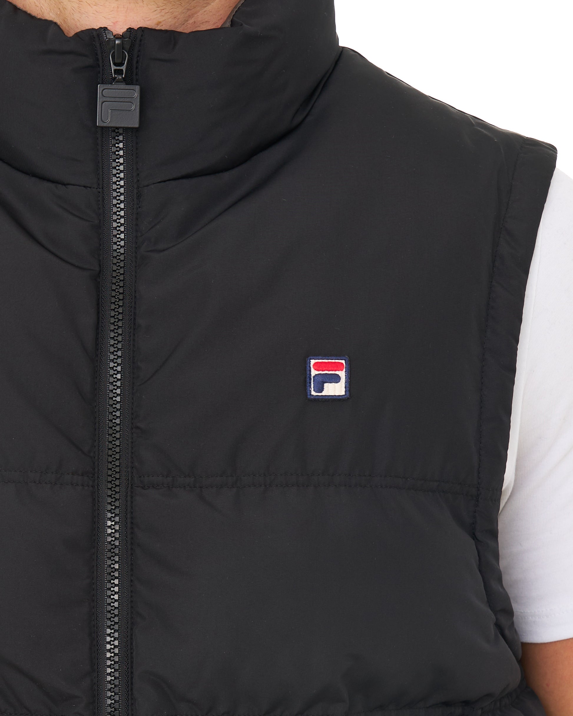 Fila Vintage Rodri Gilet Black
