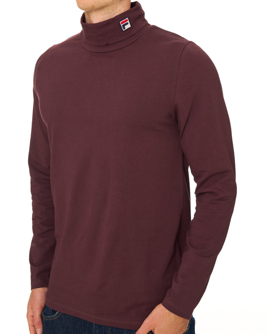 Fila Vintage Fila Vintage Roll Neck Deep Burgundy