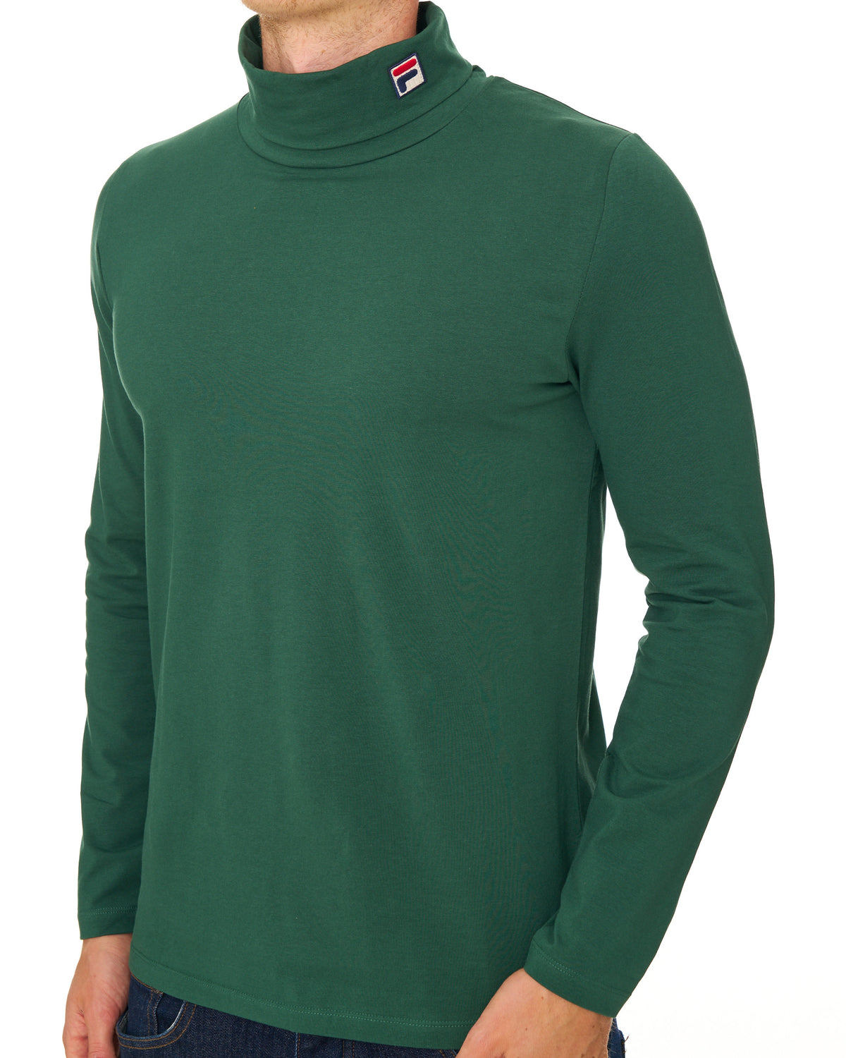 Fila Vintage Roll Neck Pine Green