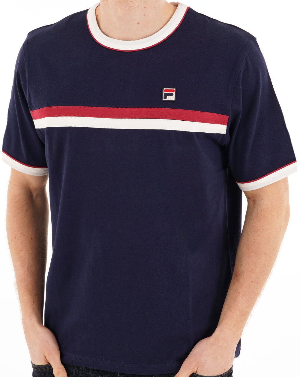 Fila Vintage Rosario T Shirt Navy