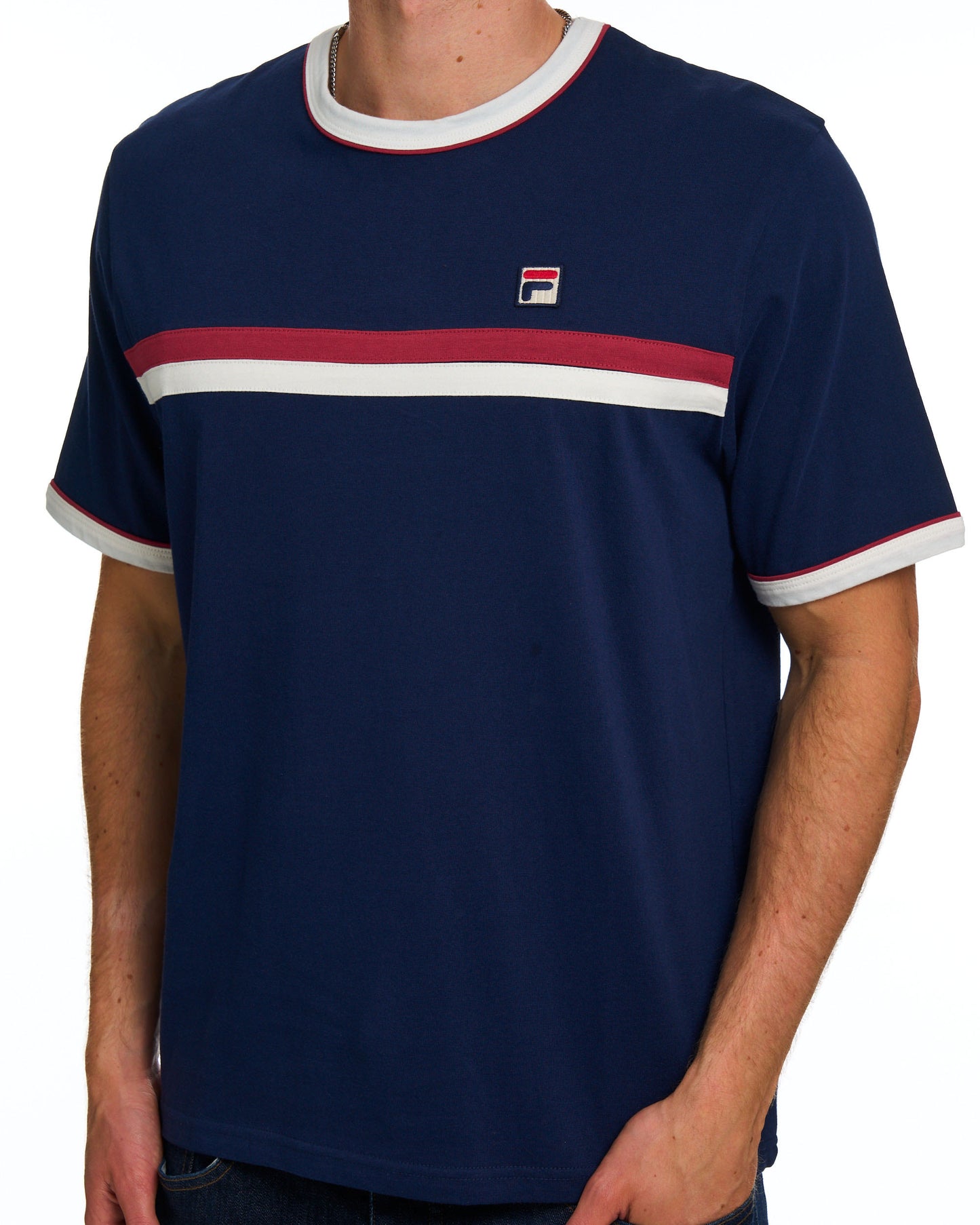 Fila Vintage Rosario T Shirt Navy