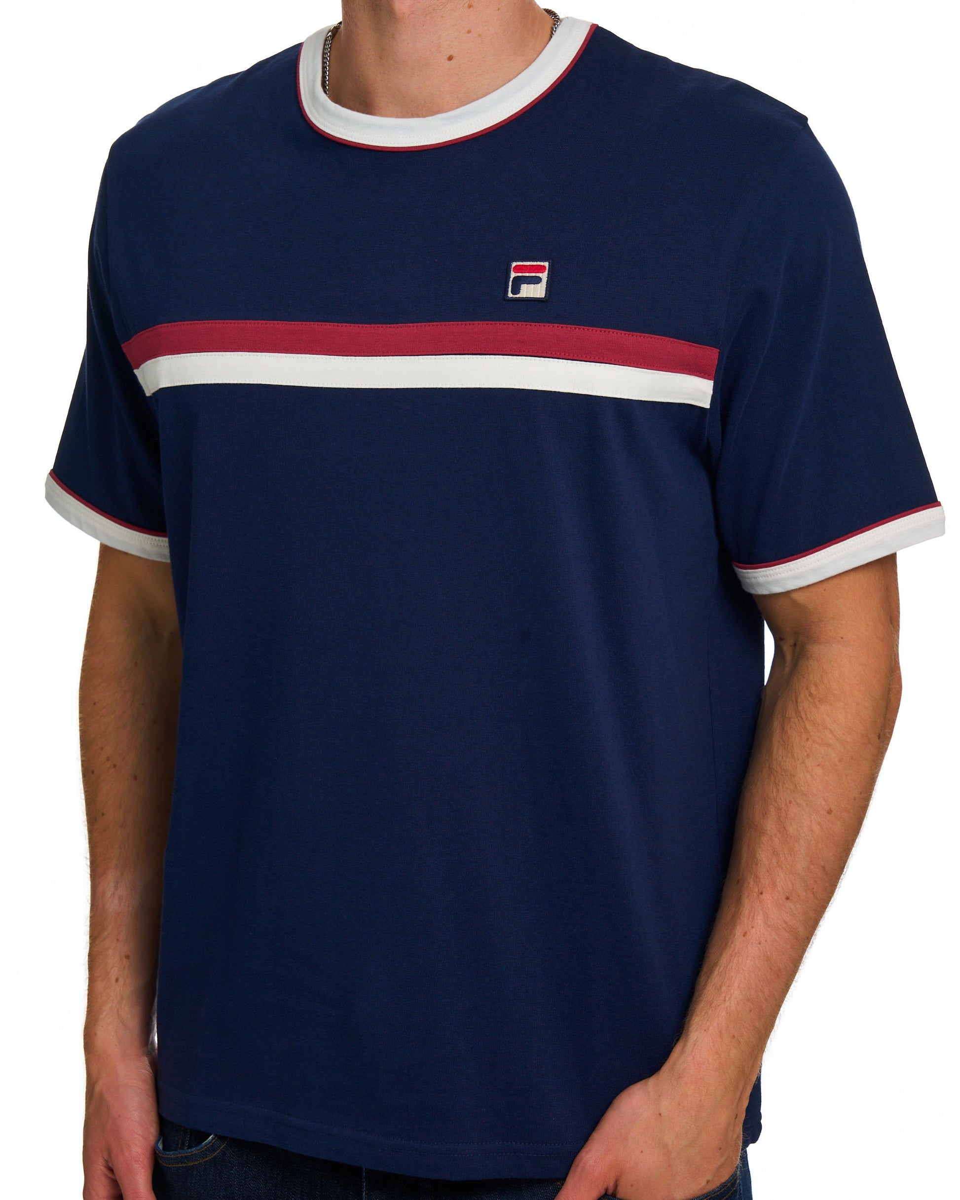 Fila Vintage Rosario T Shirt Navy