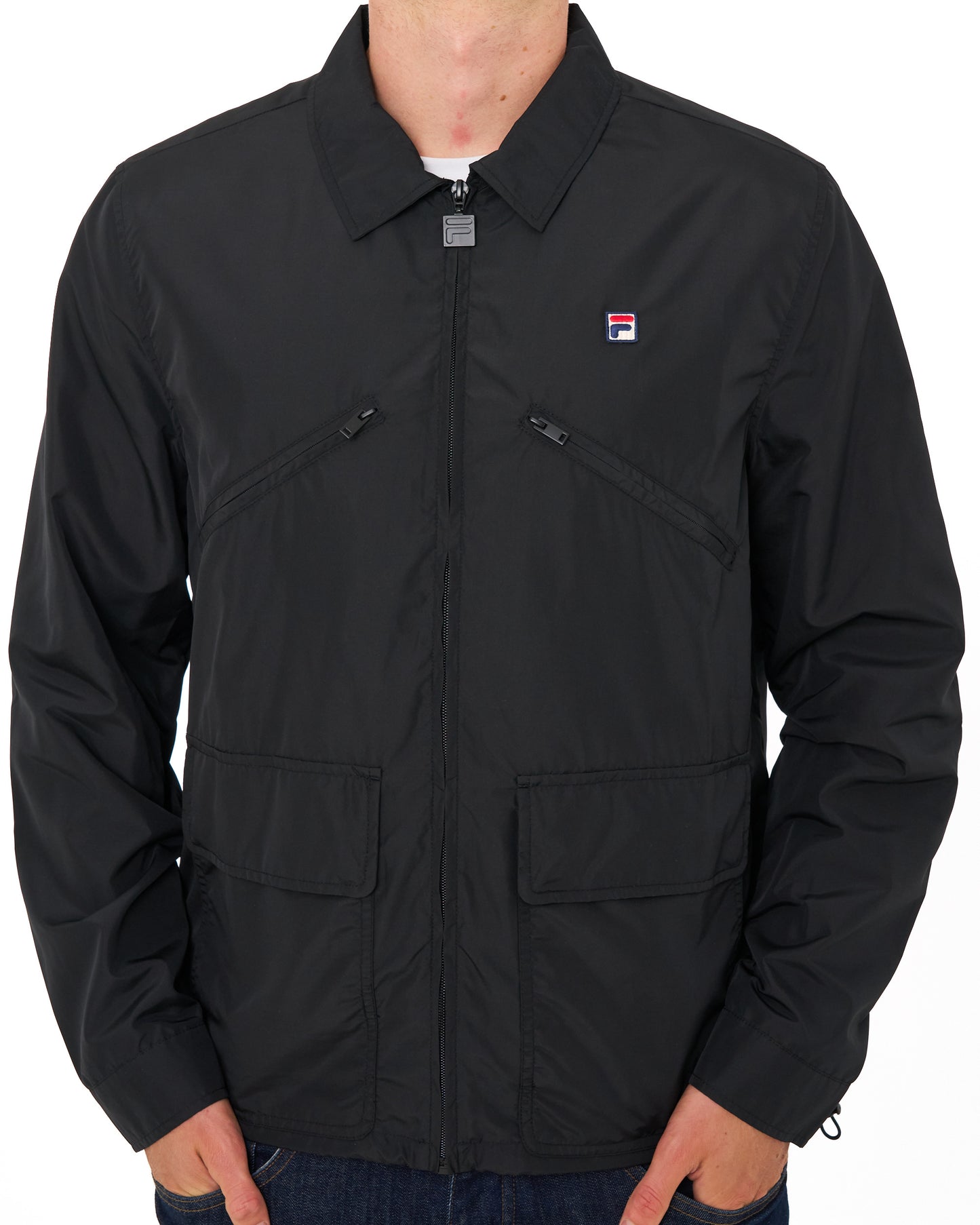 Fila Vintage Sandre Coach Jacket Black