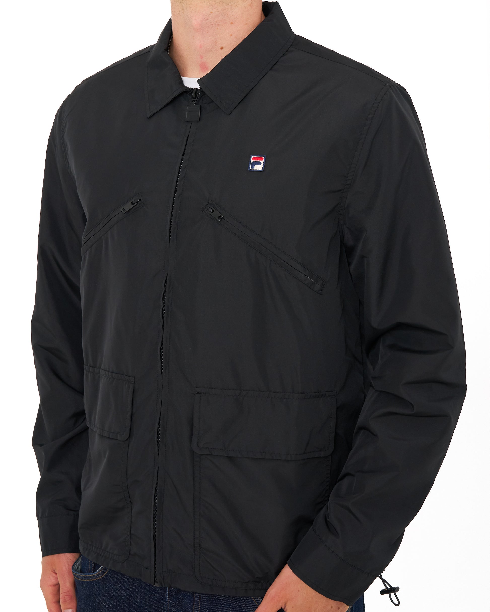 Fila Vintage Sandre Coach Jacket Black