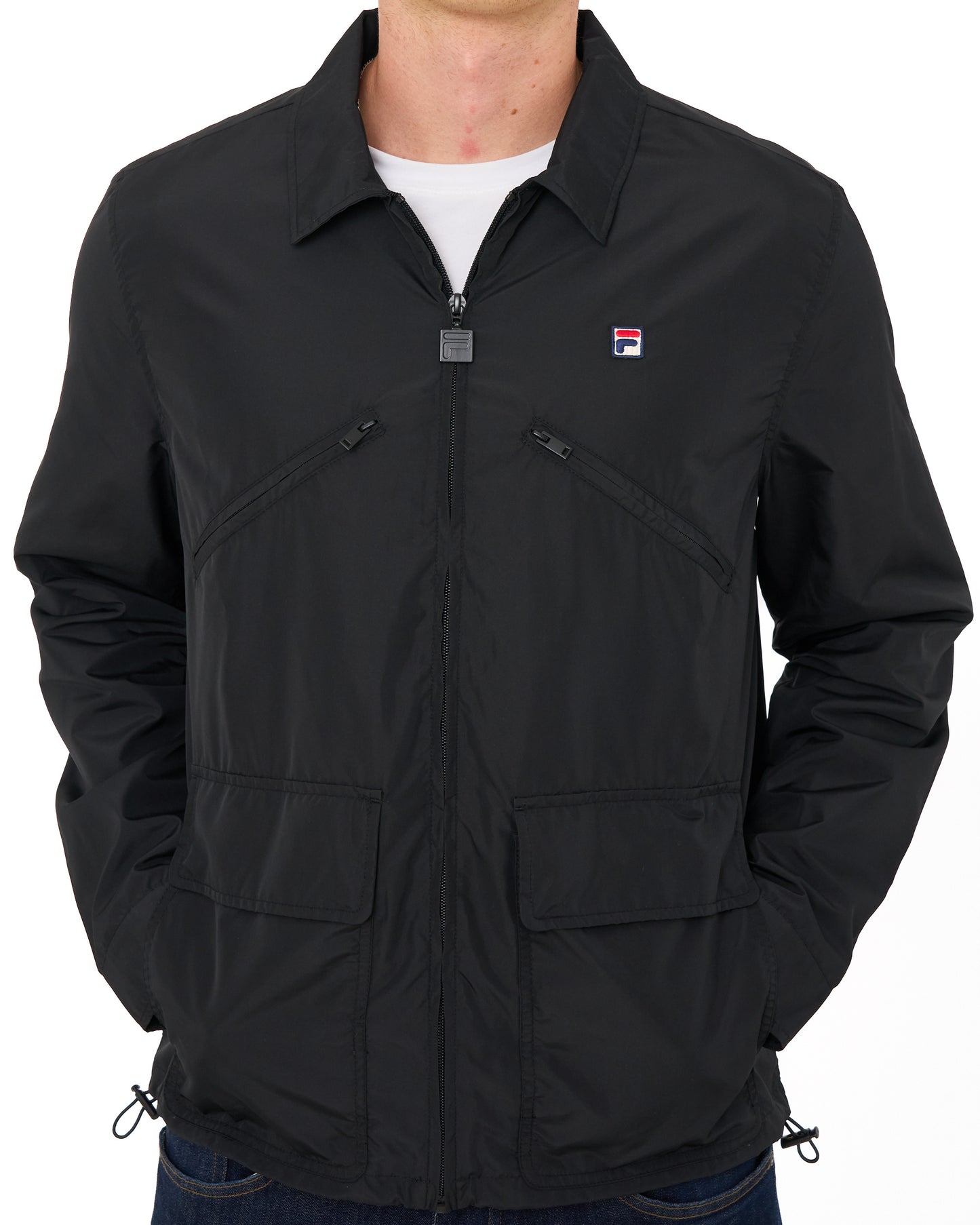 Fila Vintage Sandre Coach Jacket Black