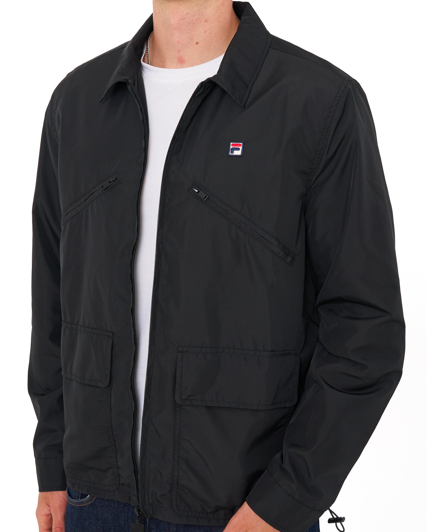 Fila Vintage Sandre Coach Jacket Black