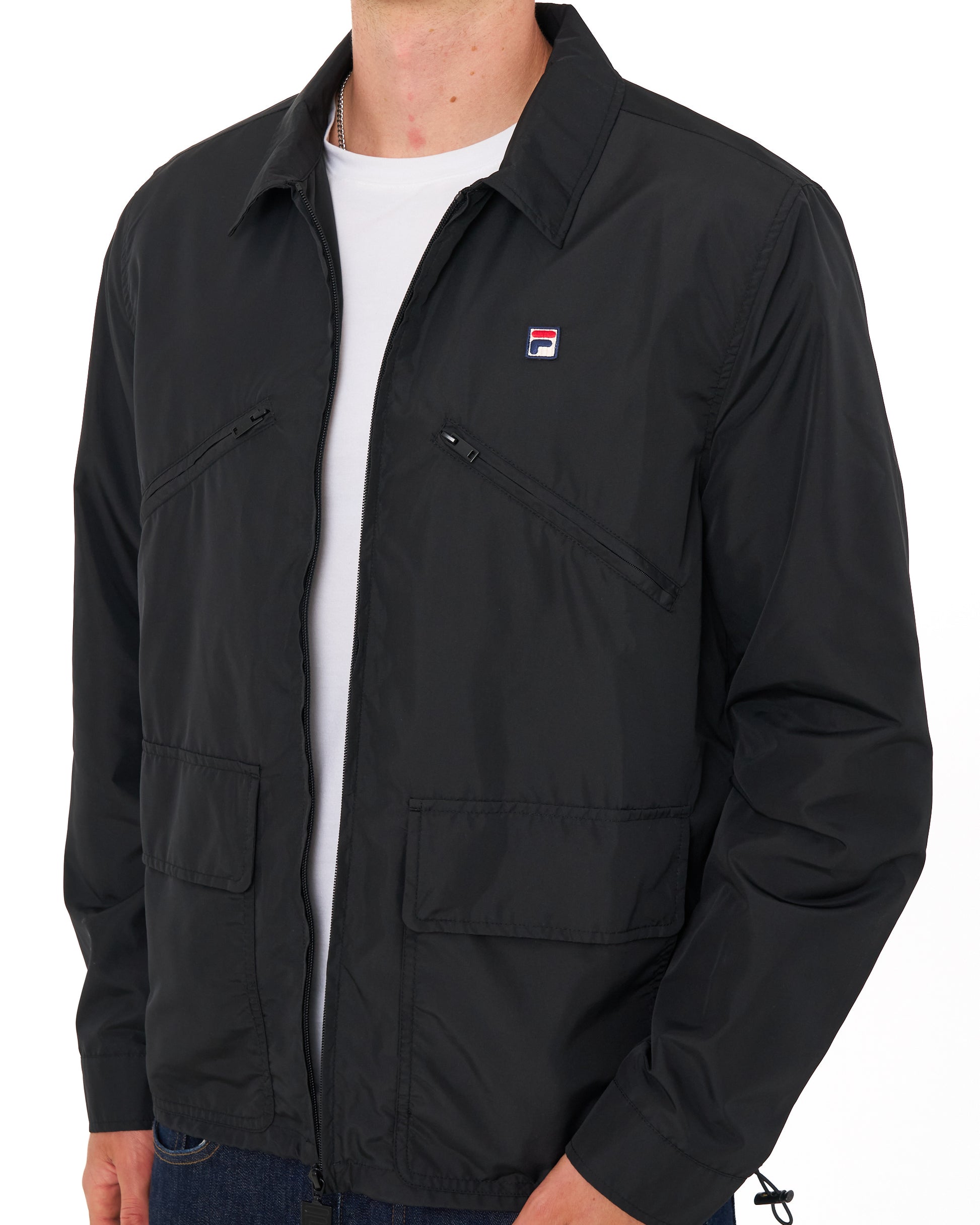 Fila Vintage Sandre Coach Jacket Black