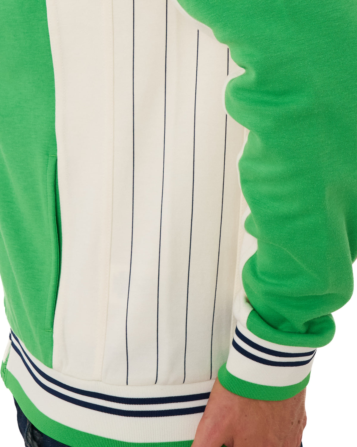 Fila Vintage Mk1 Settanta Twin Badge Track Top Green/Gardenia