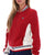 Fila Vintage Silvana Track Top Dark Red/Gardenia/Navy