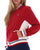 Fila Vintage Silvana Track Top Dark Red/Gardenia/Navy