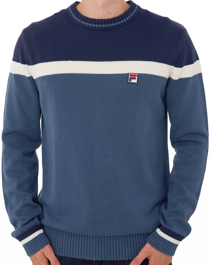 Fila Vintage Siro Crew Knit Vintage Indigo/Navy