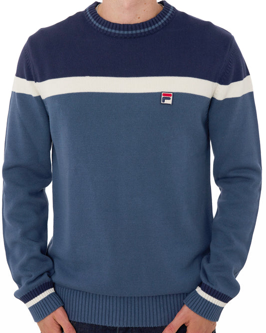 Fila Vintage Fila Vintage Siro Crew Knit Vintage Indigo/Navy