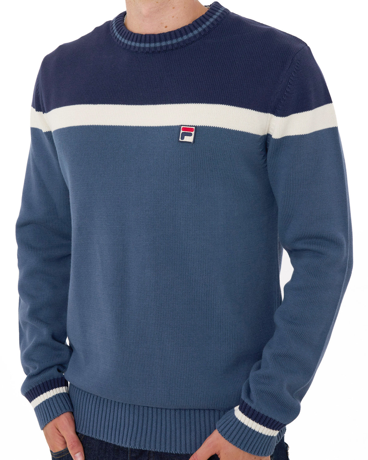 Fila Vintage Siro Crew Knit Vintage Indigo/Navy