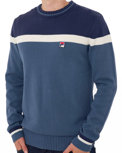 Fila Vintage Siro Crew Knit Vintage Indigo/Navy