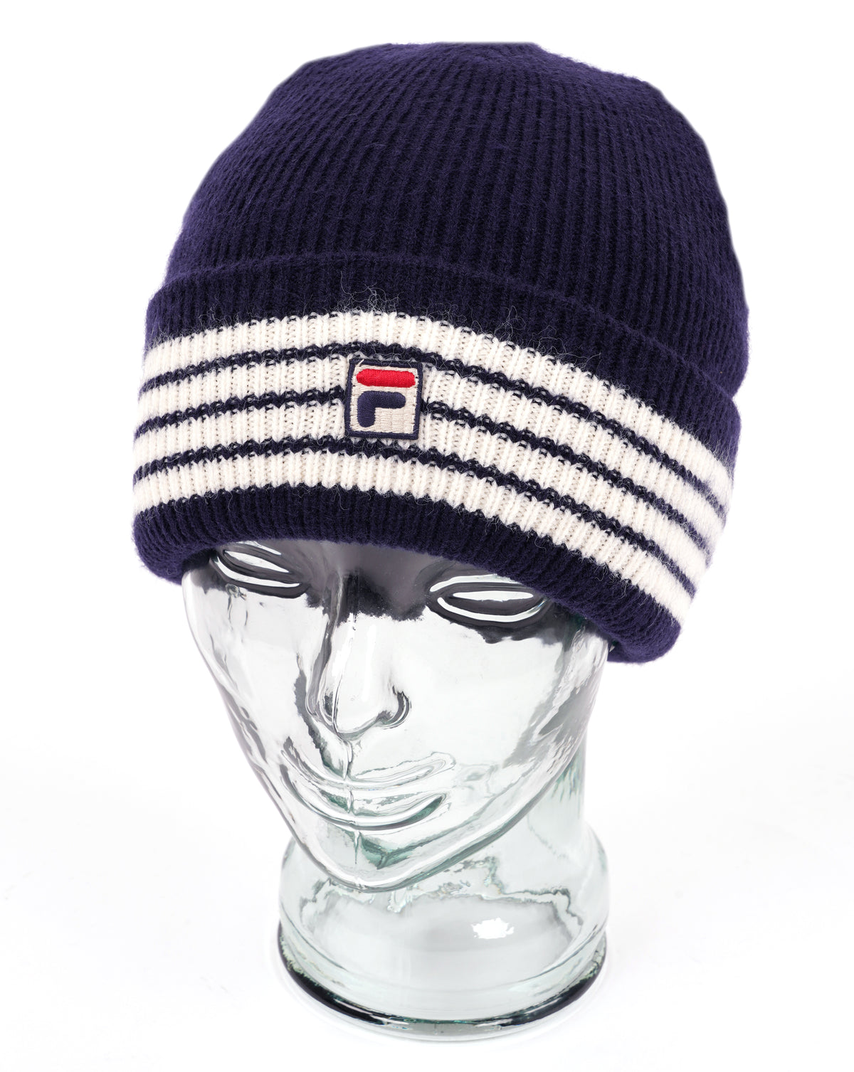 Fila Vintage Slalom Beanie Navy/Gardenia
