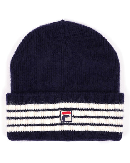Fila Vintage Slalom Beanie Navy/Gardenia