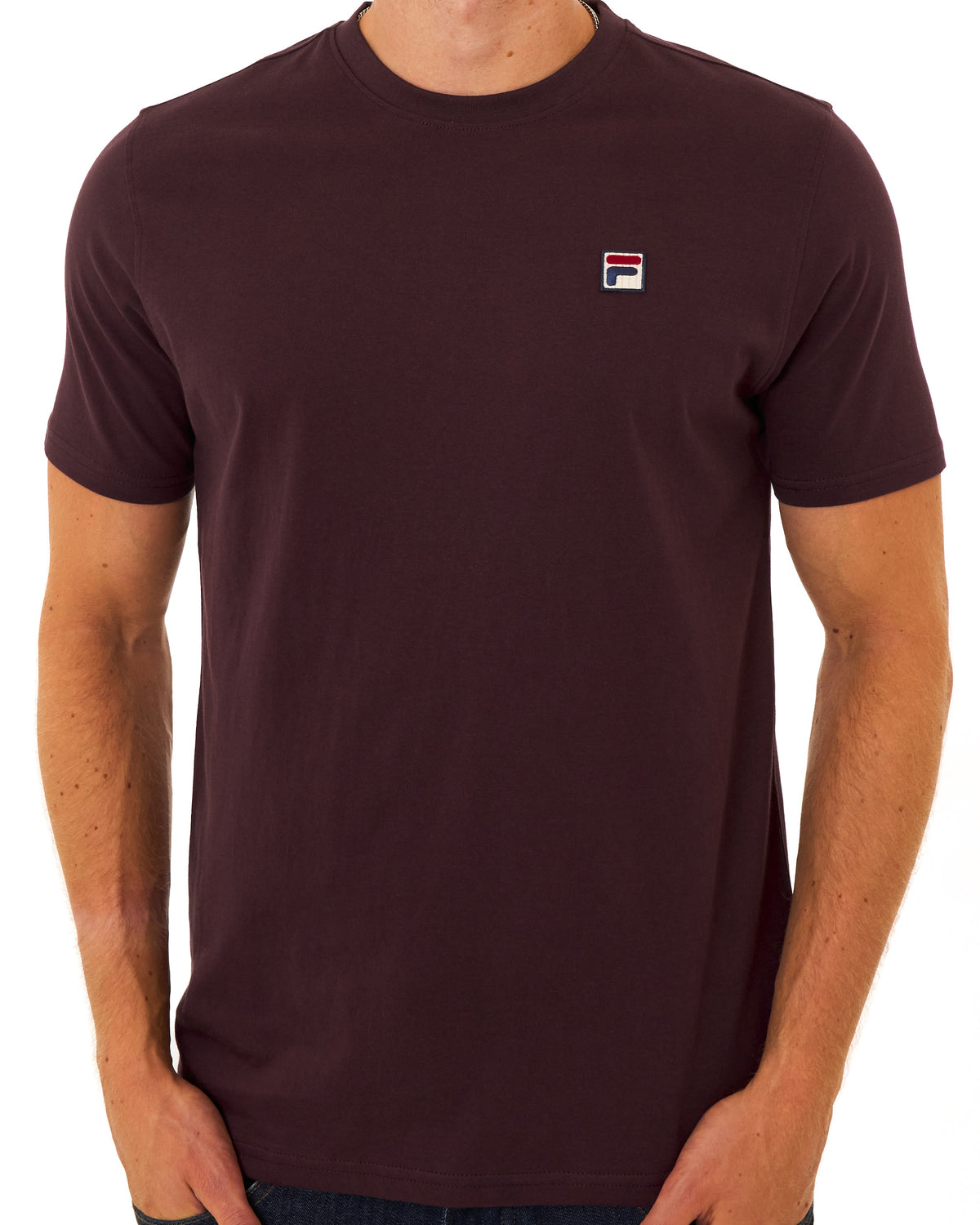 Fila Vintage Sunny T Shirt Deep Burgundy