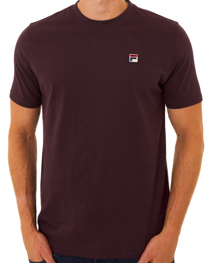 Fila Vintage Sunny T Shirt Deep Burgundy