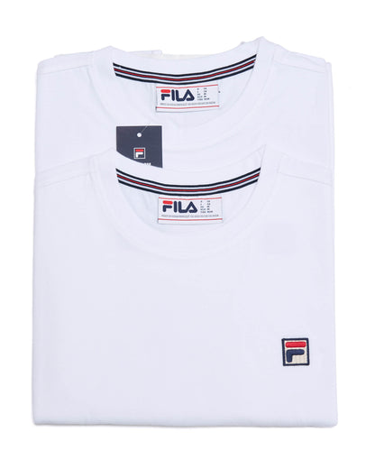 Fila Vintage Sunny T Shirt Twin Pack White/White