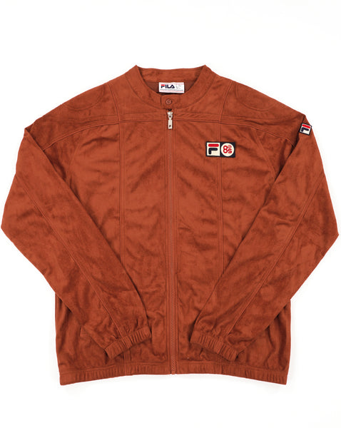Fila Vintage Terrinda MK3 Pro Badged Track Top Burnt Orange