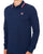 Fila Vintage Tipped LS Polo Shirt Navy
