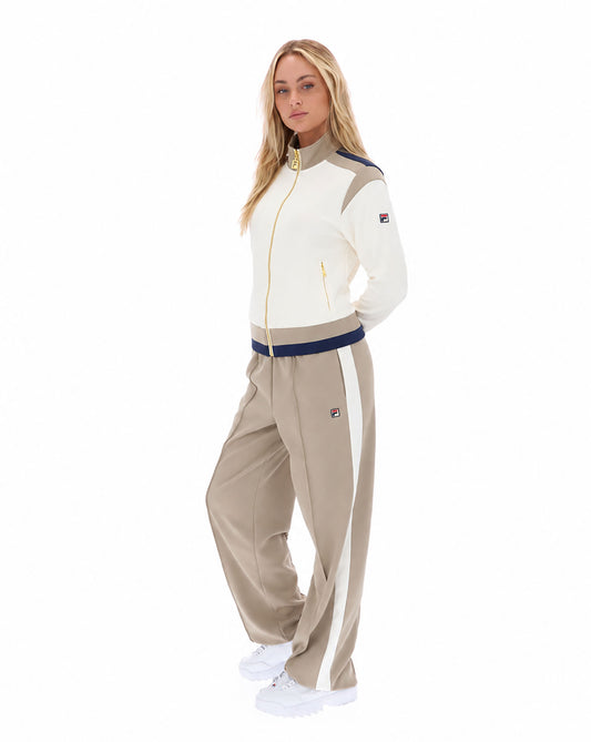 Fila Women Fila Vintage Bianca Track Top Gardenia/Vintage Khaki