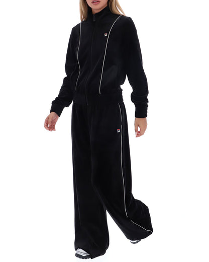 Fila Women's Honey Velour Track Top Black