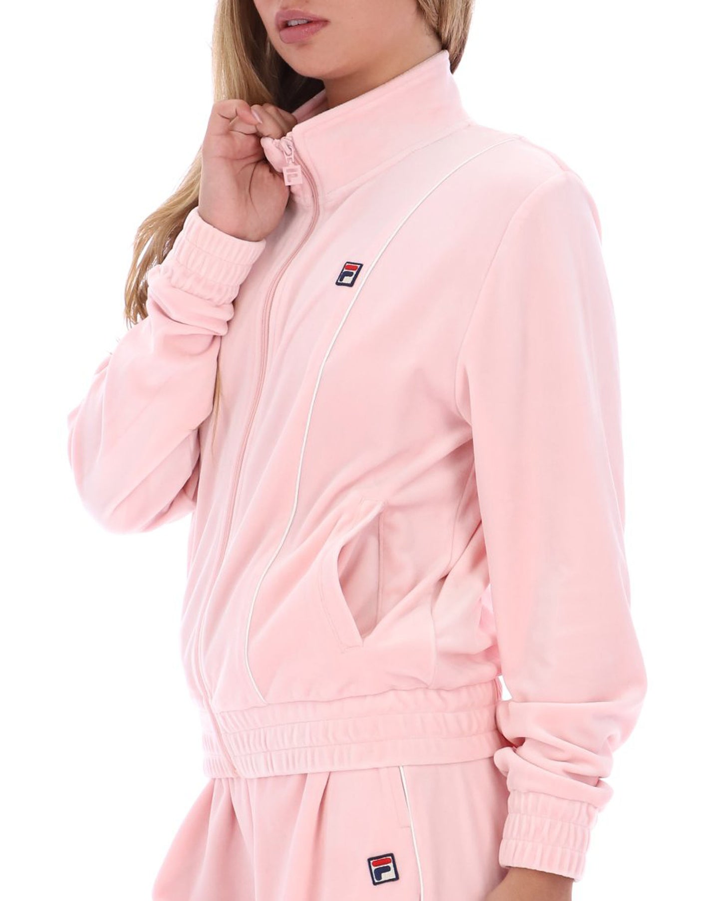 Fila Women's Honey Velour Track Top Pale Lilac