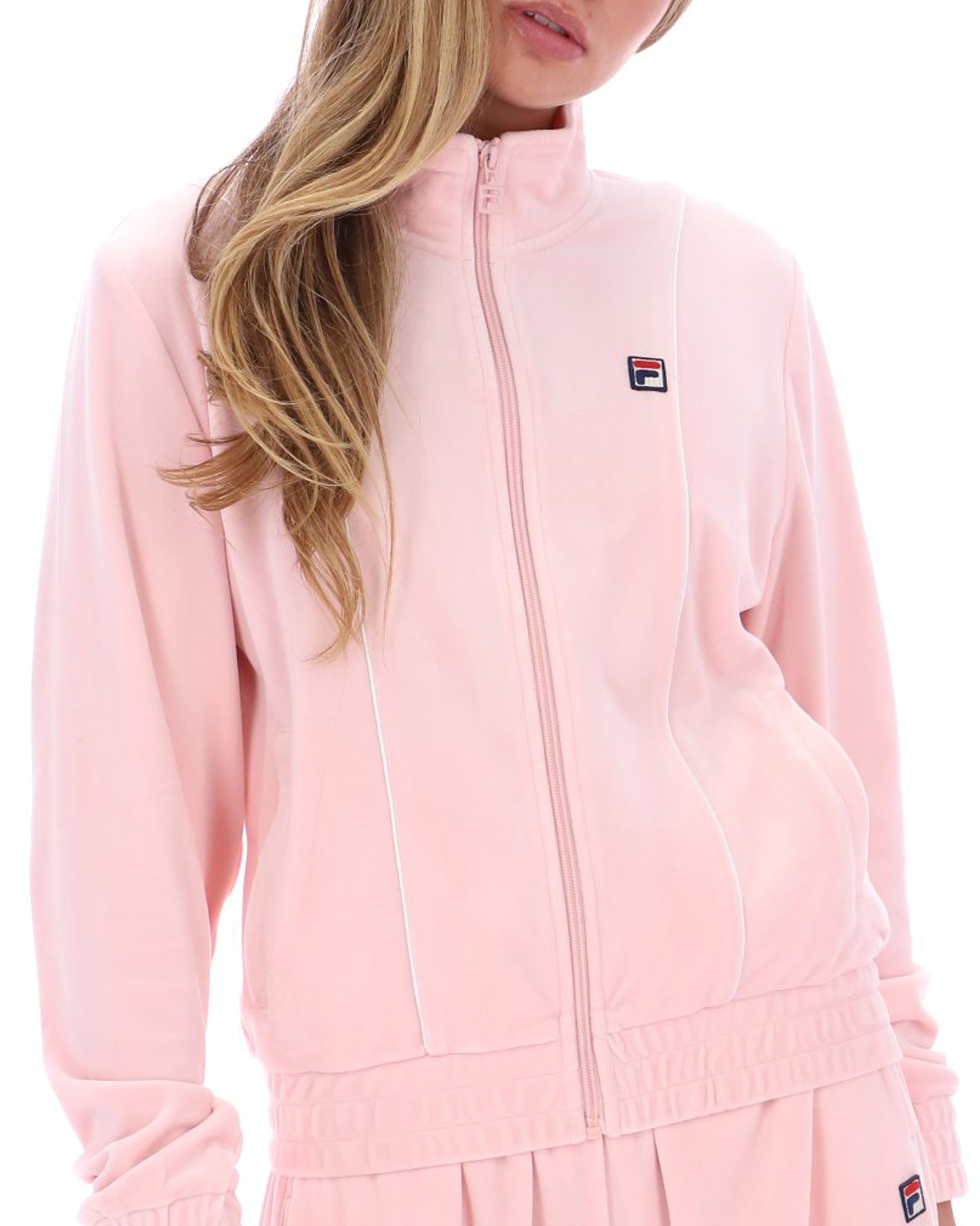 Fila Women's Honey Velour Track Top Pale Lilac