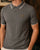 Fila Gold Santino Knit Polo Gunmetal