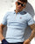 Fila Vintage Zip Polo Sky Blue