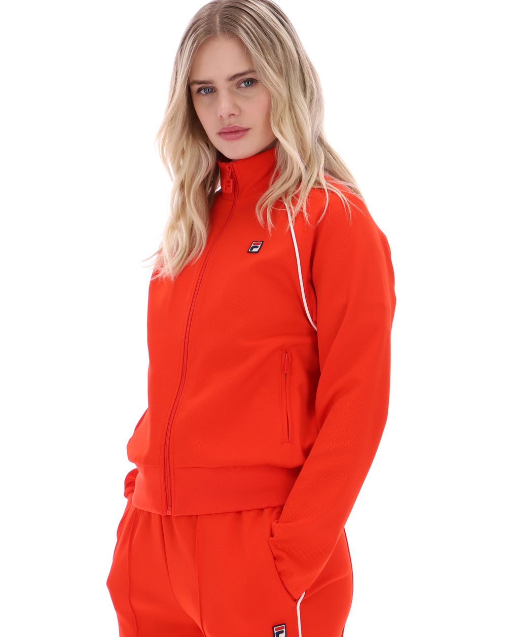 Fila Vintage Diano Track Top Grenadine